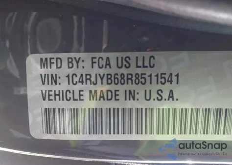 2024 Jeep Grand Cherokee 4Xe Anniversary Edition from USA, damaged, VIN 1C4RJYB68R8511541